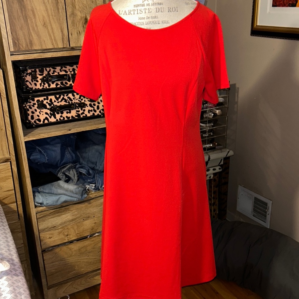 Ann Taylor Factory Red Dress - Large EUC